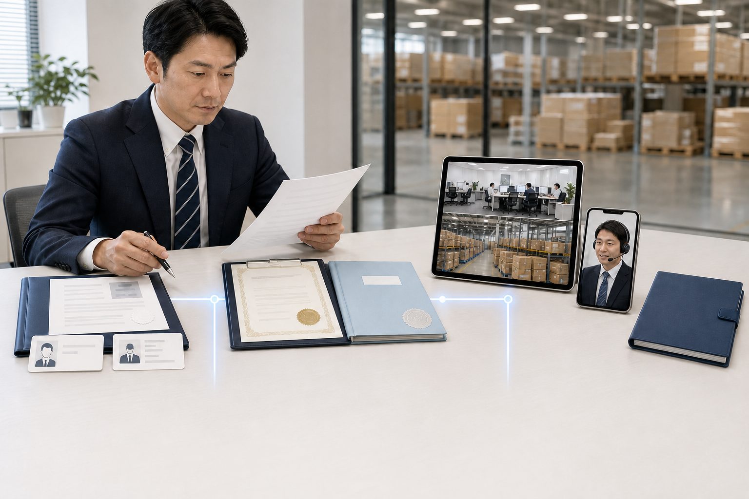 会社の実態と許認可を確認する