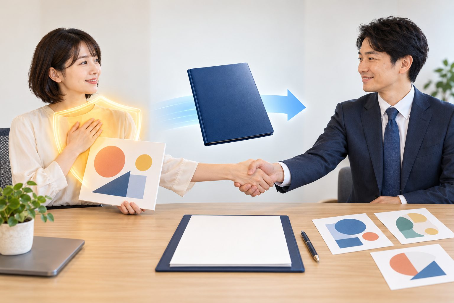 著作者人格権は譲渡できないという点に注意