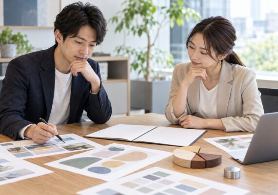 複数人で作ったデザインの権利はどうなるのか。共同著作物の考え方と、制作前に決めておきたい取り決めのポイントを一般論として整理します。